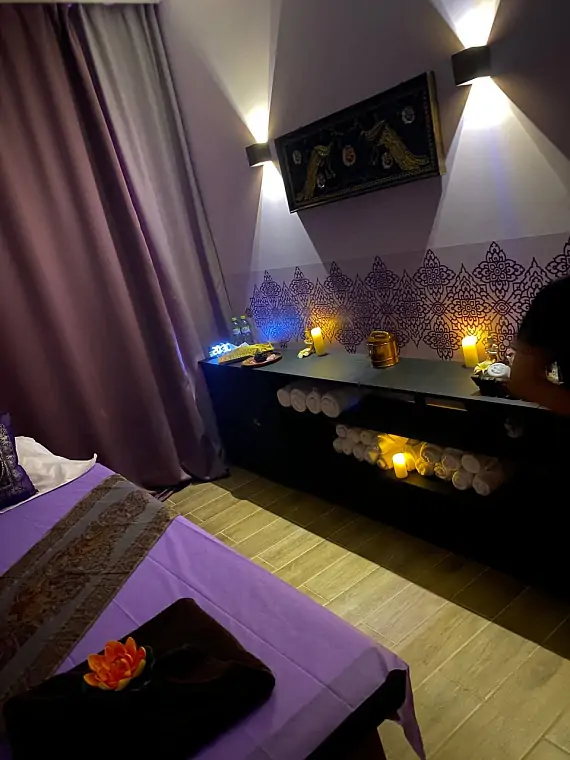 Интерьер спа салона тайского массажа Вай Тай Селигерская